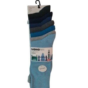 SOHO W1 Collection 7 pairs Socks Blues, Gr…